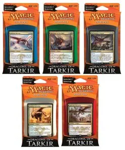 Wizards Of The Coast Magic Dragons Of Tarkir Intro-Packs 5er Set (EN)