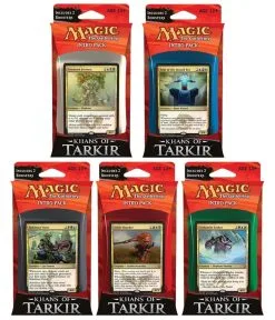 Wizards Of The Coast Magic Khans Of Tarkir Intro-Packs 5er Set (EN)