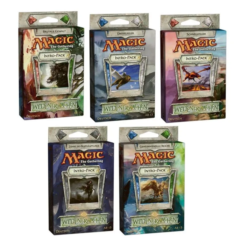 Wizards Of The Coast Weltenerwachen (Intro-Packs, DE) 5er Set 3 Wizards Of The Coast Weltenerwachen (Intro-Packs, DE) 5er Set