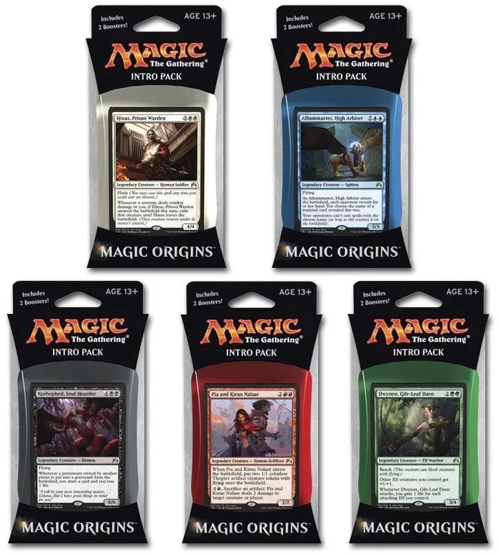 Wizards Of The Coast Magic 2016 Ursprünge Hauptset Intro-Packs 5er Set (DE) 3 Wizards Of The Coast Magic 2016 Ursprünge Hauptset Intro-Packs 5er Set (DE)