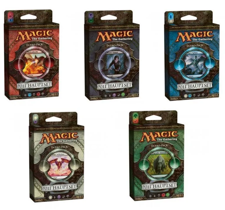 Wizards Of The Coast 2011 Hauptset (Intro-Packs, DE) 5er Set 3 Wizards Of The Coast 2011 Hauptset (Intro-Packs, DE) 5er Set