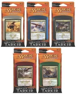 Wizards Of The Coast Magic Drachen Von Tarkir Intro-Packs 5er Set (DE)