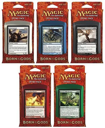 Wizards Of The Coast Magic Born Of The Gods Intro-Packs 5er Set (EN) 3 Wizards Of The Coast Magic Born Of The Gods Intro-Packs 5er Set (EN)